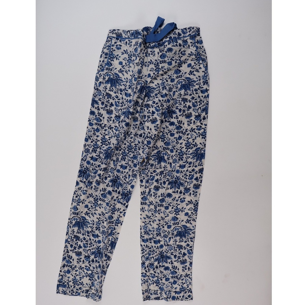 Ro's Garden Viola PJ Pajama Set Sufi-Blue Floral XS Cotton NWT - Picture 3 of 9
